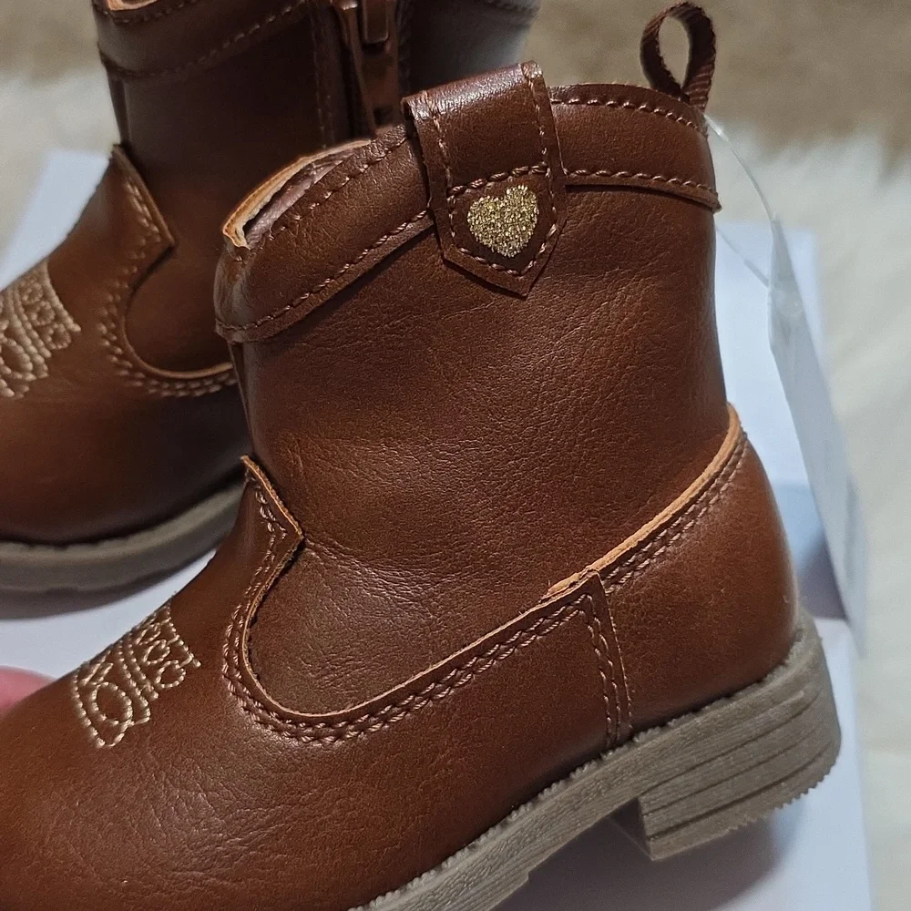NWT Carter's Delilah Cowboy Boots- 4 Toddler